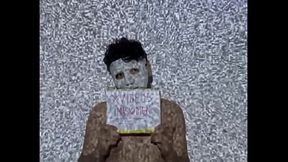 Hombre gay con mascara misterioso