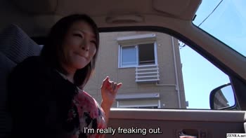 Tan Japanese Milf's Scorching Car Ride with Sizzling Sex