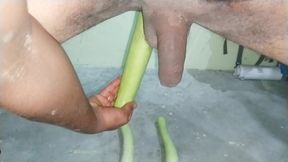 Fuck your ass with a huge gourd. It's so much fun.