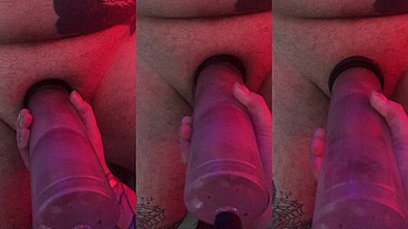 Jacs fat dick pumped tugged and sucked by cum dumpster