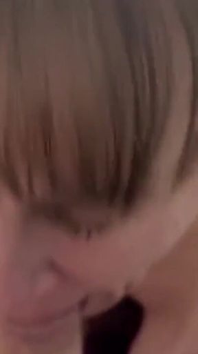 I almost lost it! Wow  another huge load shot into my mouth again  I got every last drop again   hope you enjoy  and have a grea