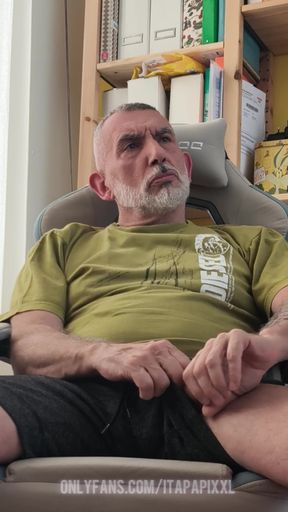 50+ mature man. But very gifted. Would u go under the desk?