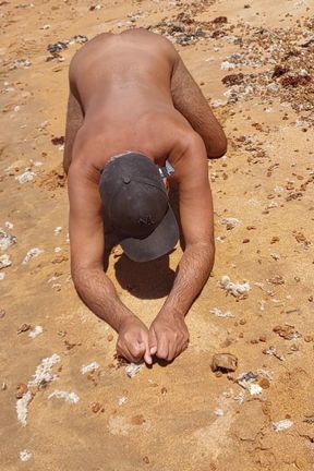 Ladysilva Naked on the Beach Very Hot Her Tanned Ass