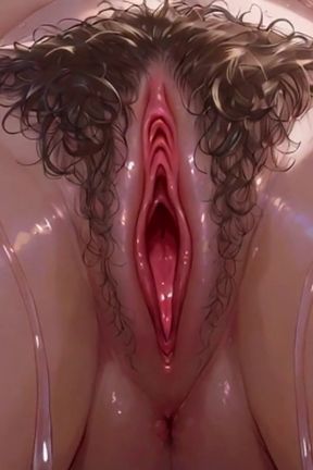 Hairy Wet Pussy Close up - Soaking and Pulsing