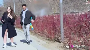 Marta Villalobos is very horny She goes out to Madrid looking for cock