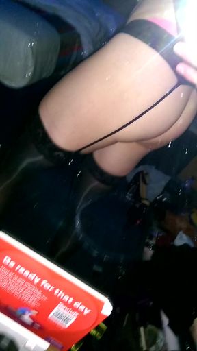 Kayla Muir Intensely Extracts Extremely Large Plug from Her Wrecked Snatch While Locked In Chastity