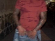 Public Piss In The Street🤯After Orgy Party😏