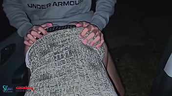 After the bar, I took the cuckold who filmed me fucking the bastard and getting cum in the middle of the street in this dogging