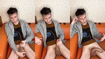18 and Horny: Twink's Sticky Load Explosion