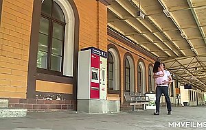 Bus stop fucking