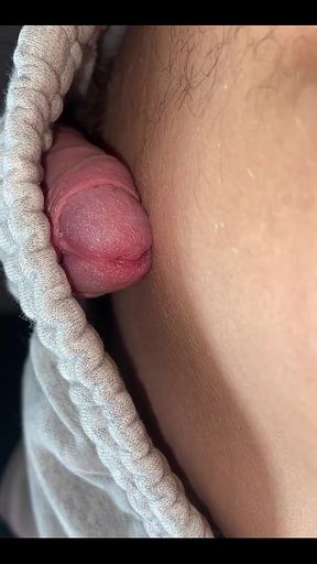 French Femboy Getting to Horny to Work and Jerk off Under His Desk