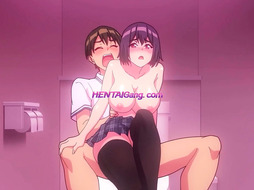 Classmate Fucks Horny [censored] on School Toilet ○ HENTAI UNCENSORED (SUBBED)