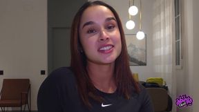 BIG ASS LATIN MODEL fucks a tourist in MADRID! - Abella Olsen