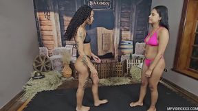 FIGHT GIRLS MF TOP LESS - VOL #348 - JESSIE MEL vs KAKAUZINHA - NEW MF SEP 2026 - CLIP 01