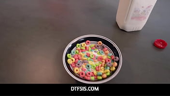 DTFSis - Shoving Fingers Cock In Stepsister&#039_s Pussy and Mouth