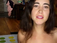 Amateur preggo hoe toys her pussy close up in fetish solo