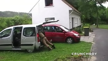 straigh fuck e gay durin bisexu parto in the car outdoor