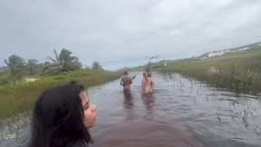 fui conhecer um mangue de nudismo na bahia e olha oq aconteceu por la