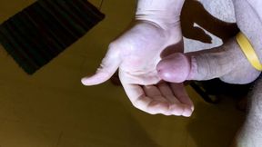 Quadruple Moaning Ruined Cumshot in My Hand