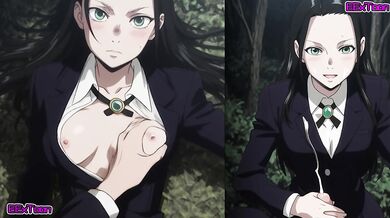 Amane’s thirsty lips slurp down the hard hunter