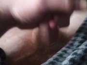 Young hairy cock explodes