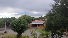 Outdoor pool threesome leads to DP and catching a cheating husband