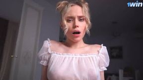 Stepsis lets me plumb her 18yo pussy, but only if I keep silent about her real job as an escort.