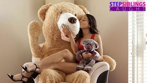 ”Jasmine Grey Takes a Wild Valentine's Ride on Van Wylde's Teddy Bear Prick”