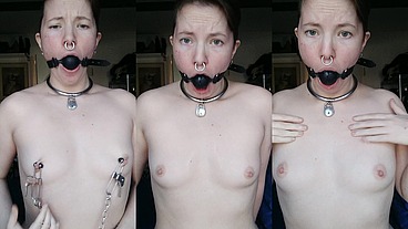 Deepthroat gags and nipple clamps