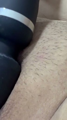 plays with her vibrator in her pussy very delicious   Clip 2