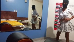 Indian Brunette Gets Hot on Her Birthday and Dances Sexy in the Mirror