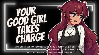 Your Girlfriend Sucks &amp; Fucks You While You Game  Audio Roleplay for Men