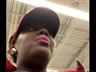In public at walmart
