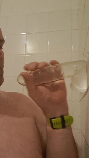 The Slut Is Clearly Addicted to Dildo Sucking