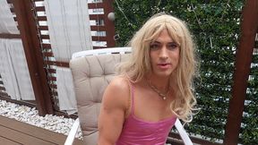 Trixy Is Playing Adult Games at Outside