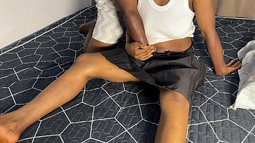 18yo shy African student visits her teacher after school
