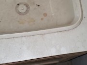 Jerking off in an abandoned trailer