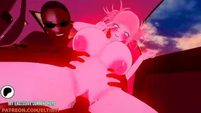 Aqua Teases Kazuma's Dick for Hot Cartoon Sex Scene in New KonoSuba Hentai Adventure