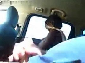 Puttana negra in macchina