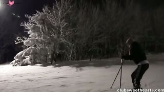 STRIPPED BARE Winter Wonderland Gone Wild! 19 year old ONLY!