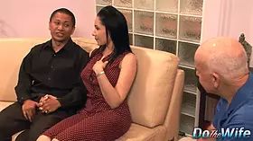 Anal Craving Wife Tacori Blu Takes a Wild Dick Ride Next to Her Cuck