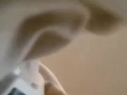 Estim restrained and struggling hfo heavy cumshot