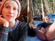 Ersties - Veronica B. squirtet im Schnee