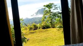 Step sis and mom get creampied at the base of a volcano