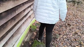 Striking her chest with passion