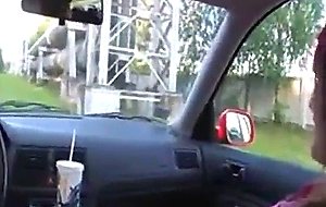 Sex with my busty teenager in the car