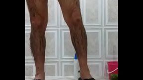 Delicioso solo en la ducha