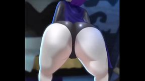 Raven moviendo su gran culo