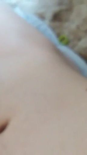 Me Playing with My Non-op Hard Morning Clit