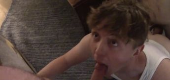 Cute bloke shoves partner's dick in the ass for full homemade POV